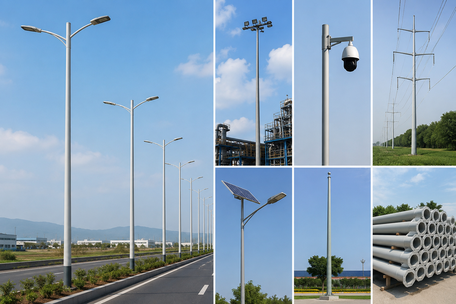 FRP Poles view 2